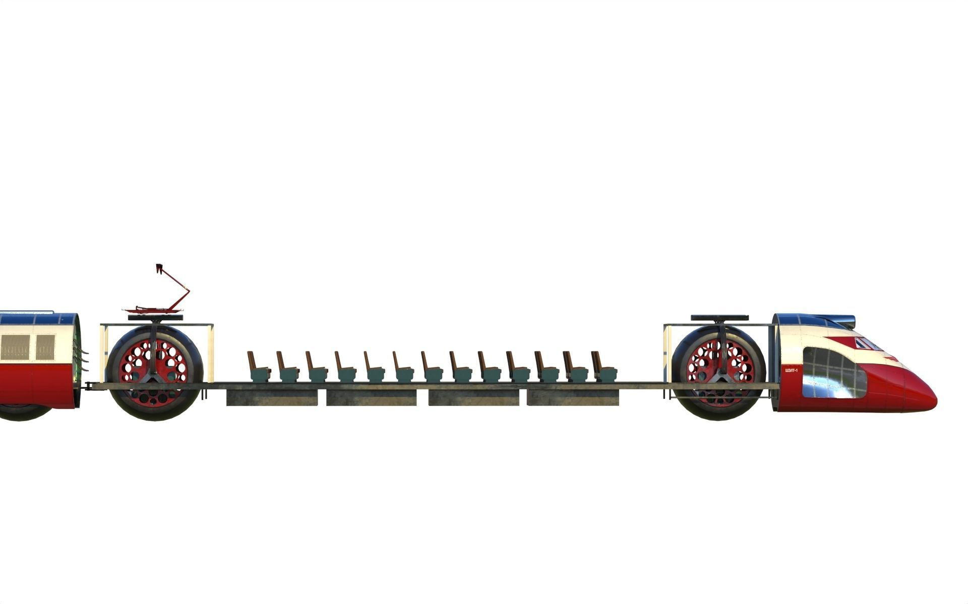 Ball Train of Yarmolchuk SHELT 3D model_8