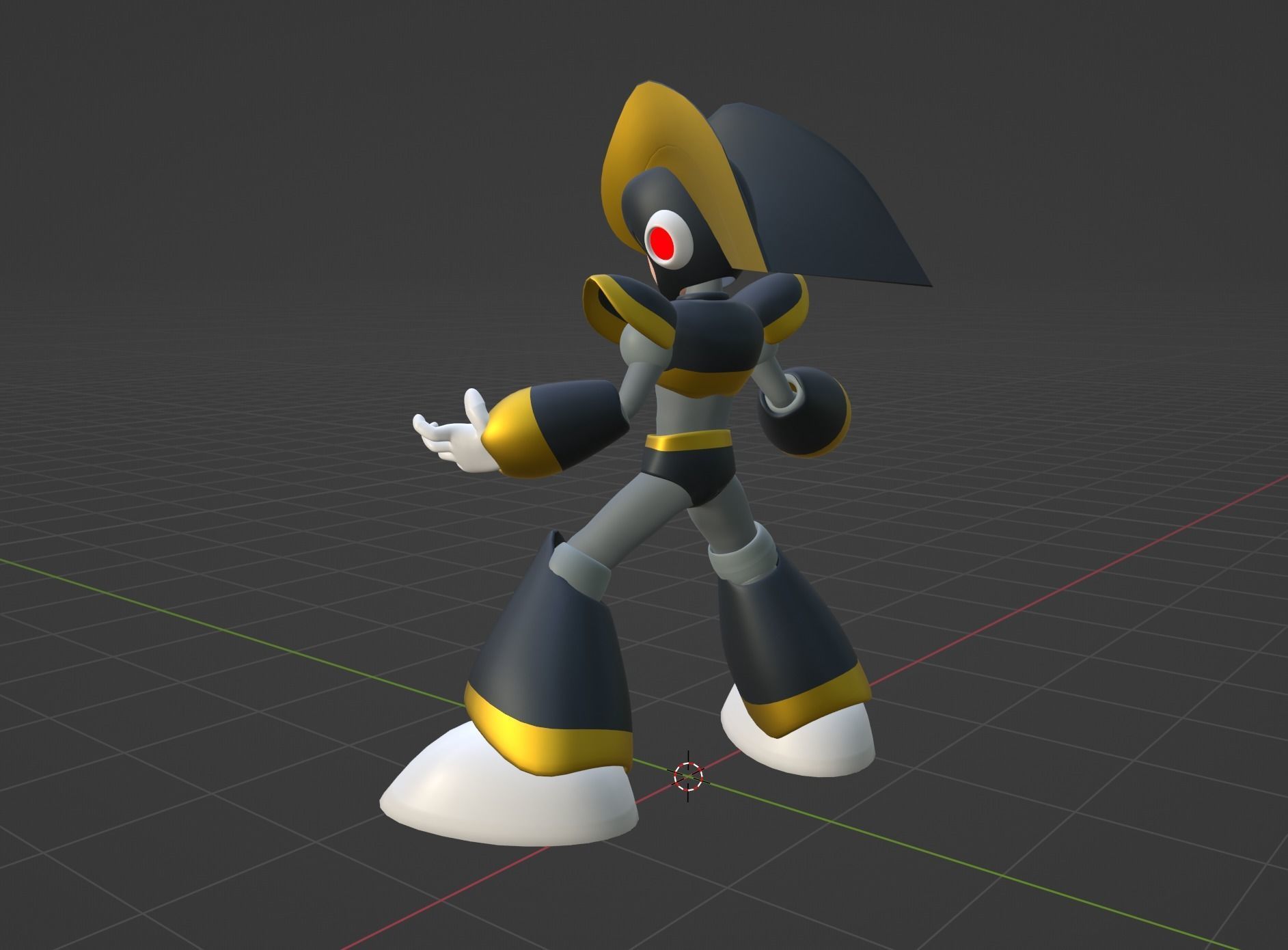 Bass - Megaman 3D model_7