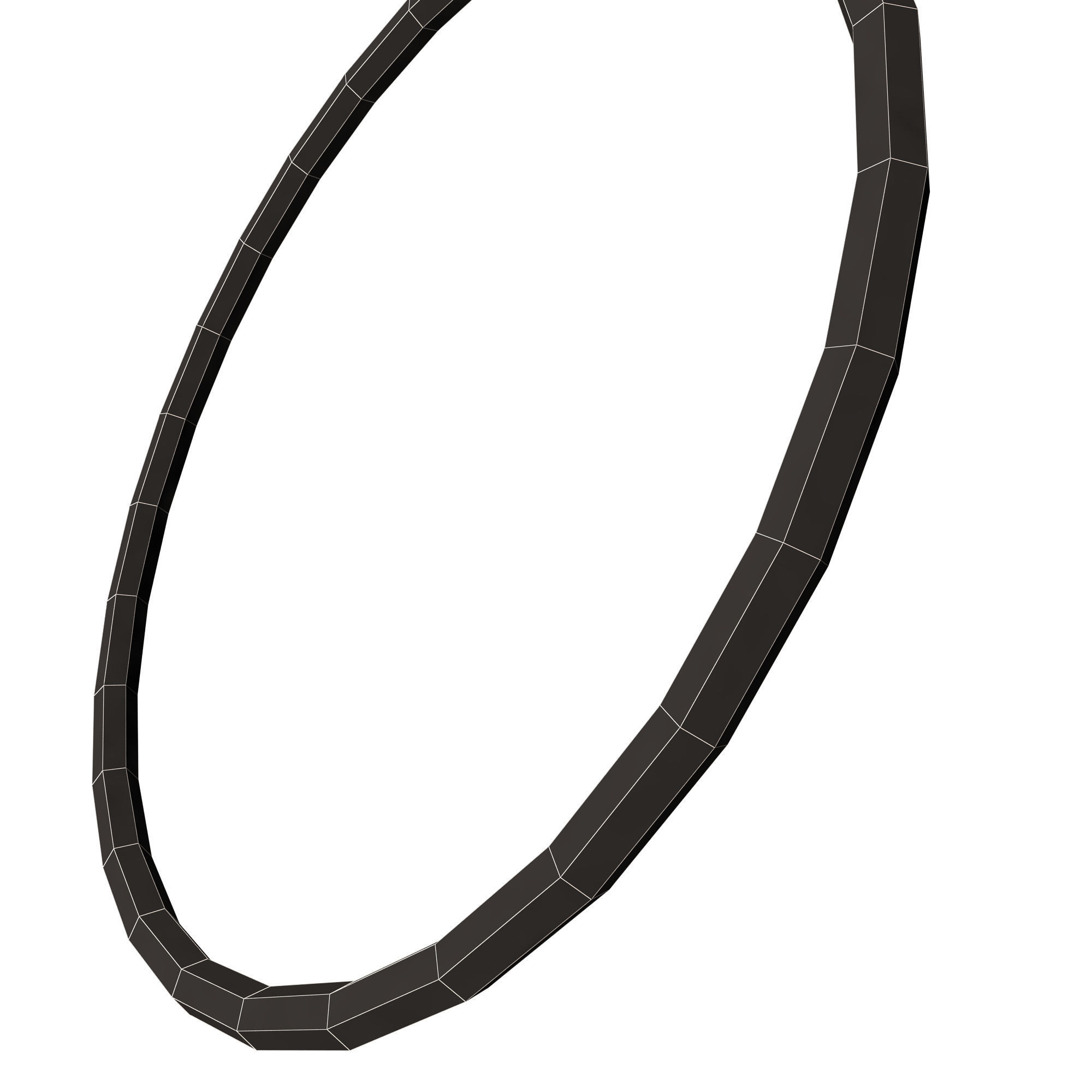 Body Hoops Low-poly 3D model_16