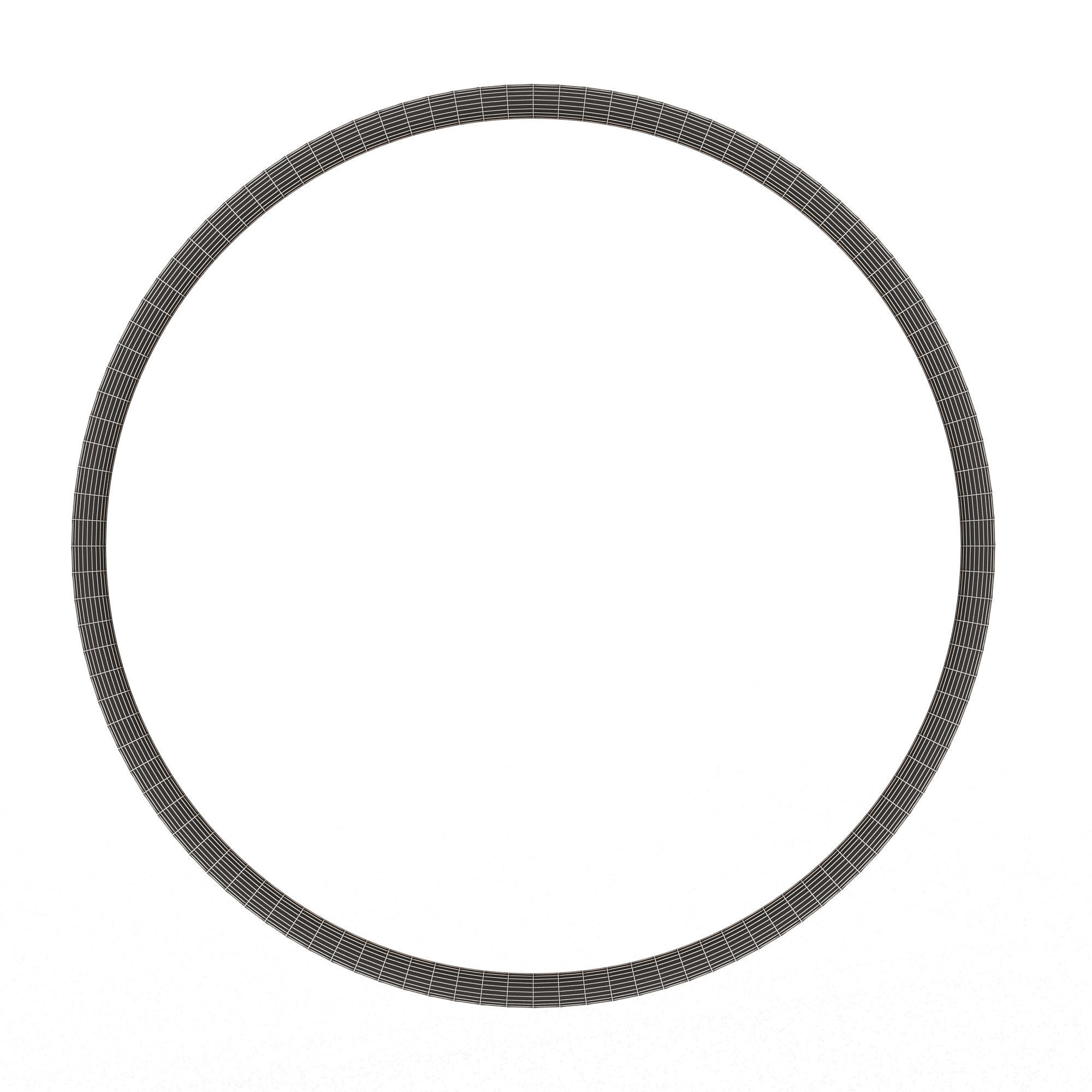 Body Hoops Low-poly 3D model_6
