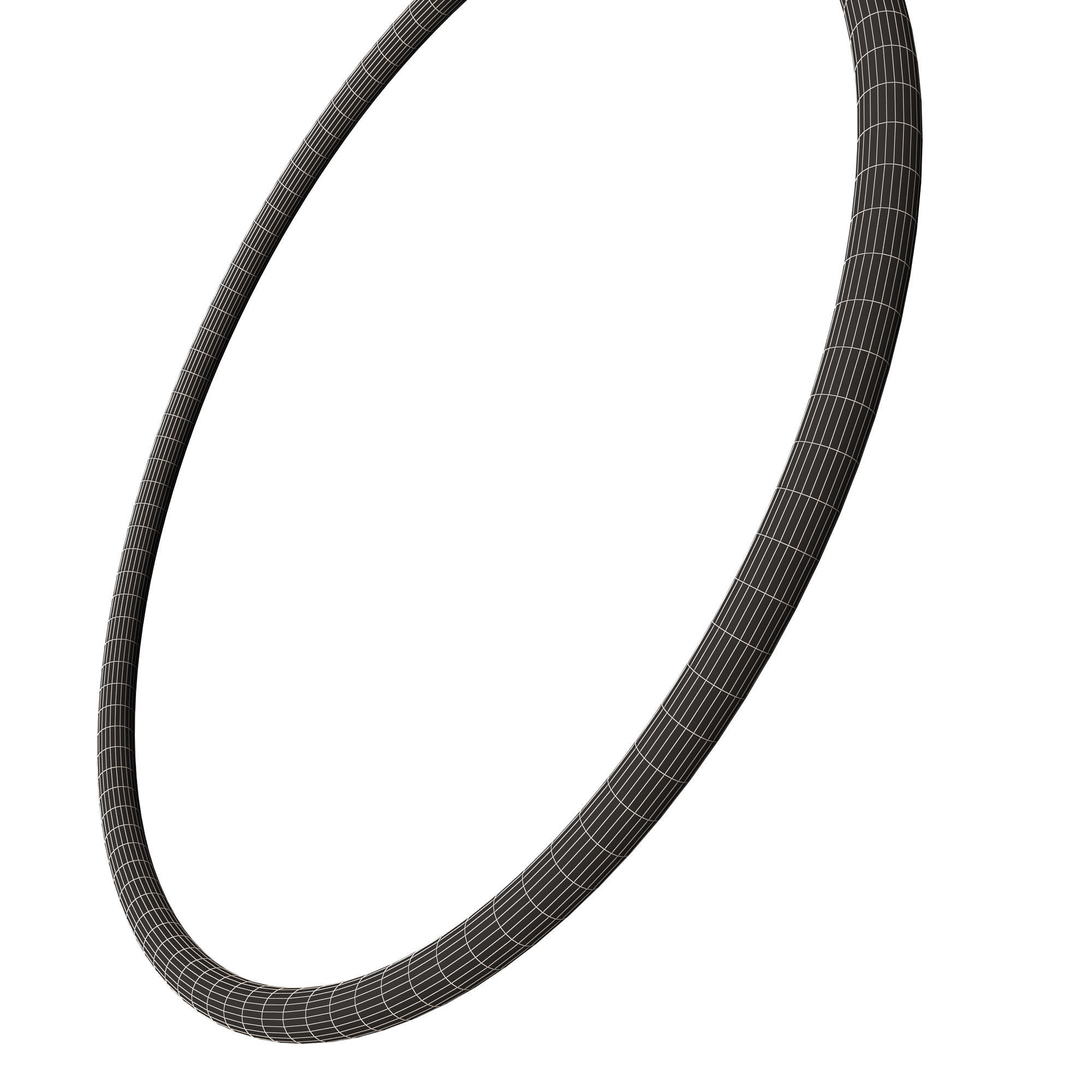 Body Hoops Low-poly 3D model_10