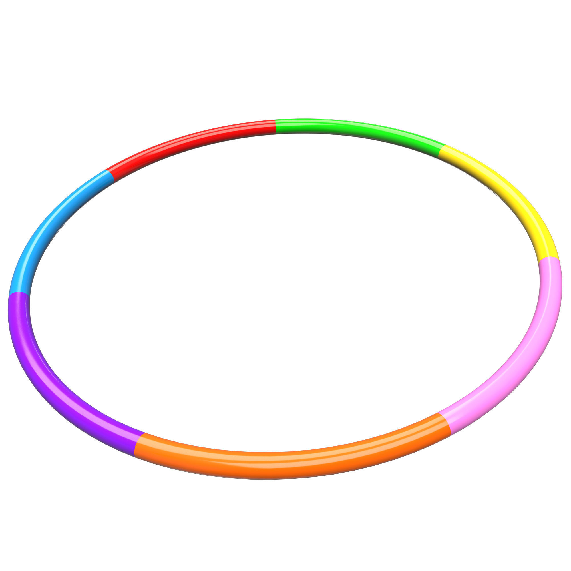 Body Hoops Low-poly 3D model_5