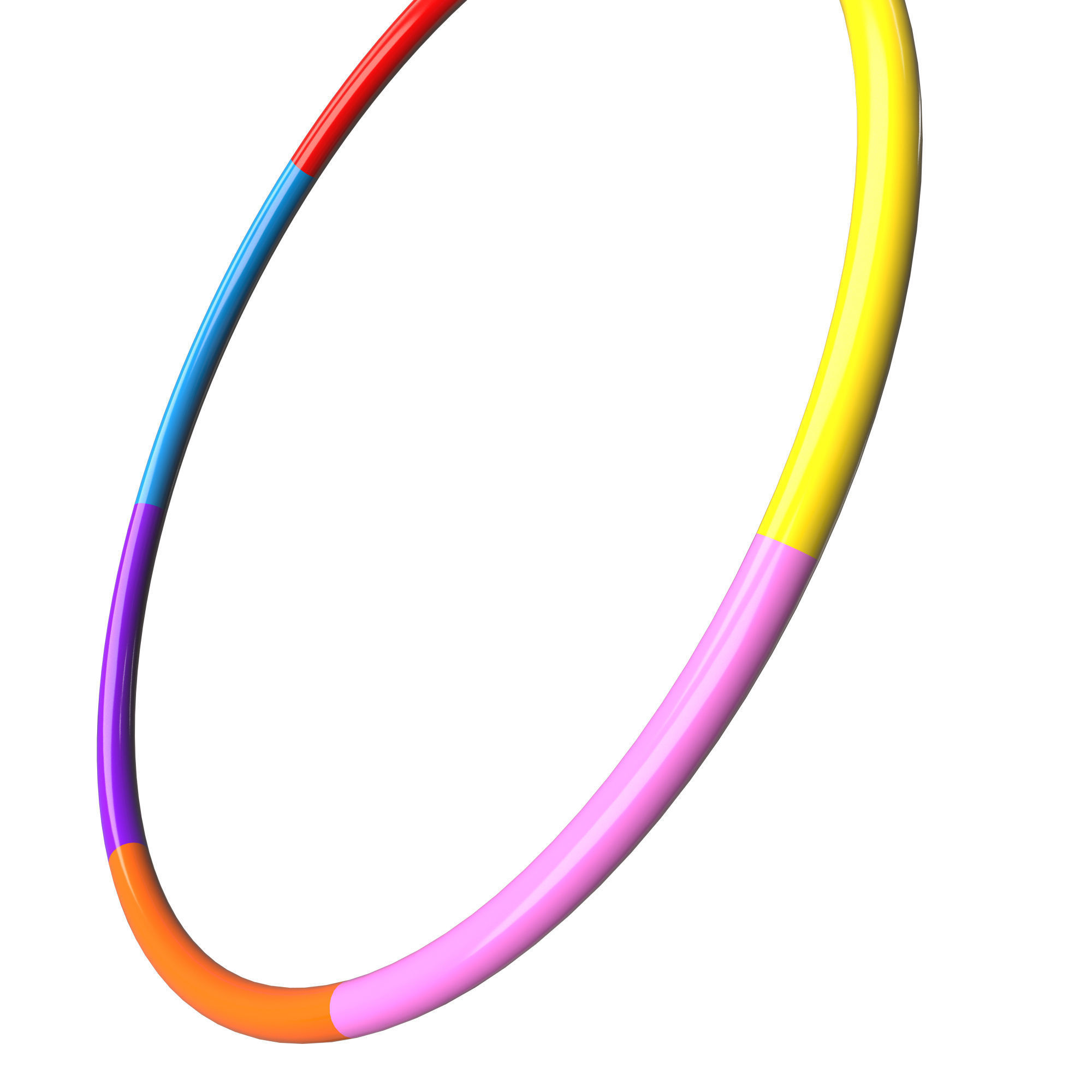 Body Hoops Low-poly 3D model_4