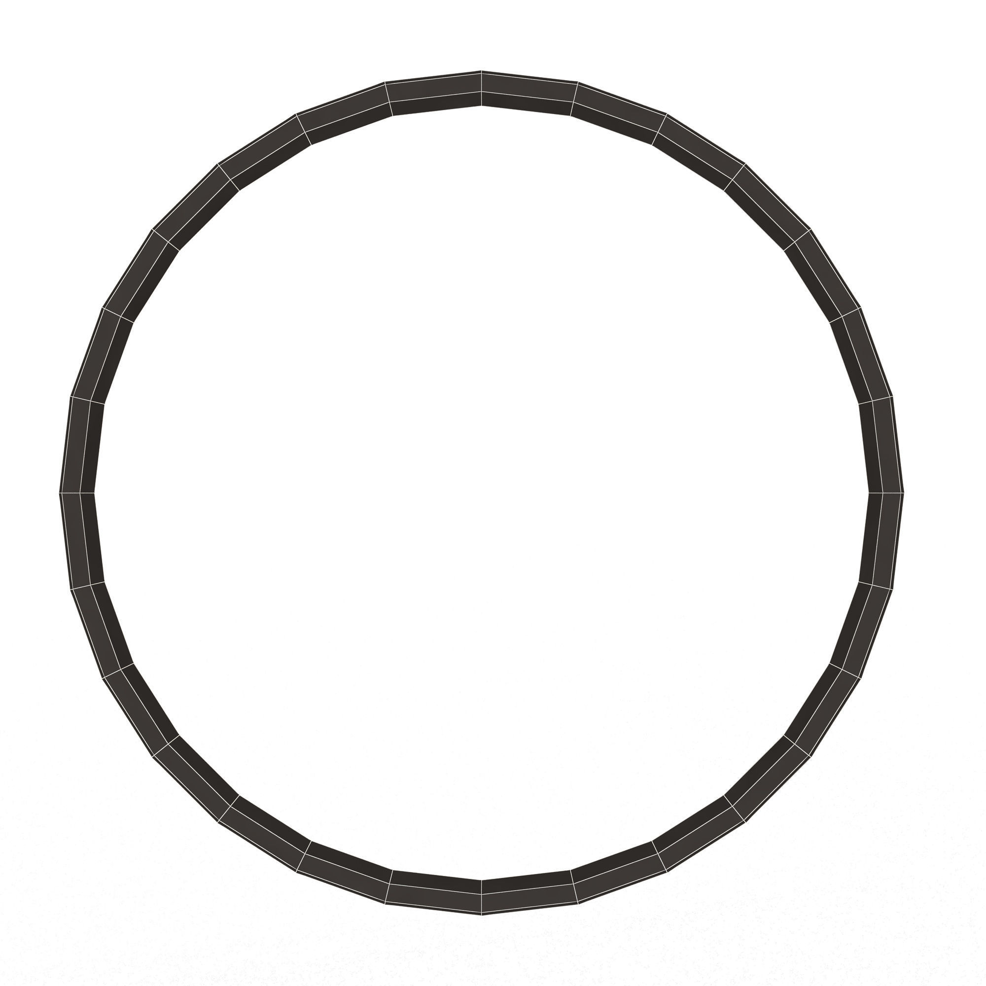 Body Hoops Low-poly 3D model_12
