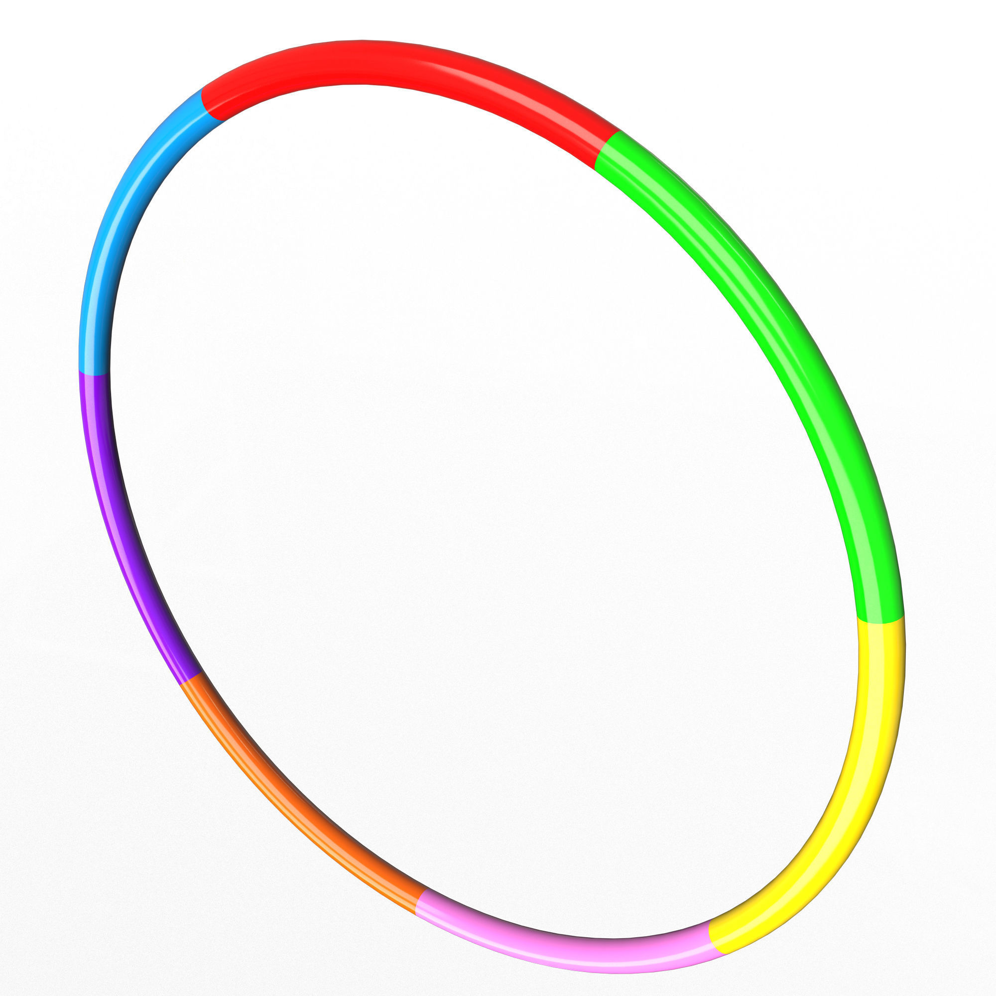 Body Hoops Low-poly 3D model_2