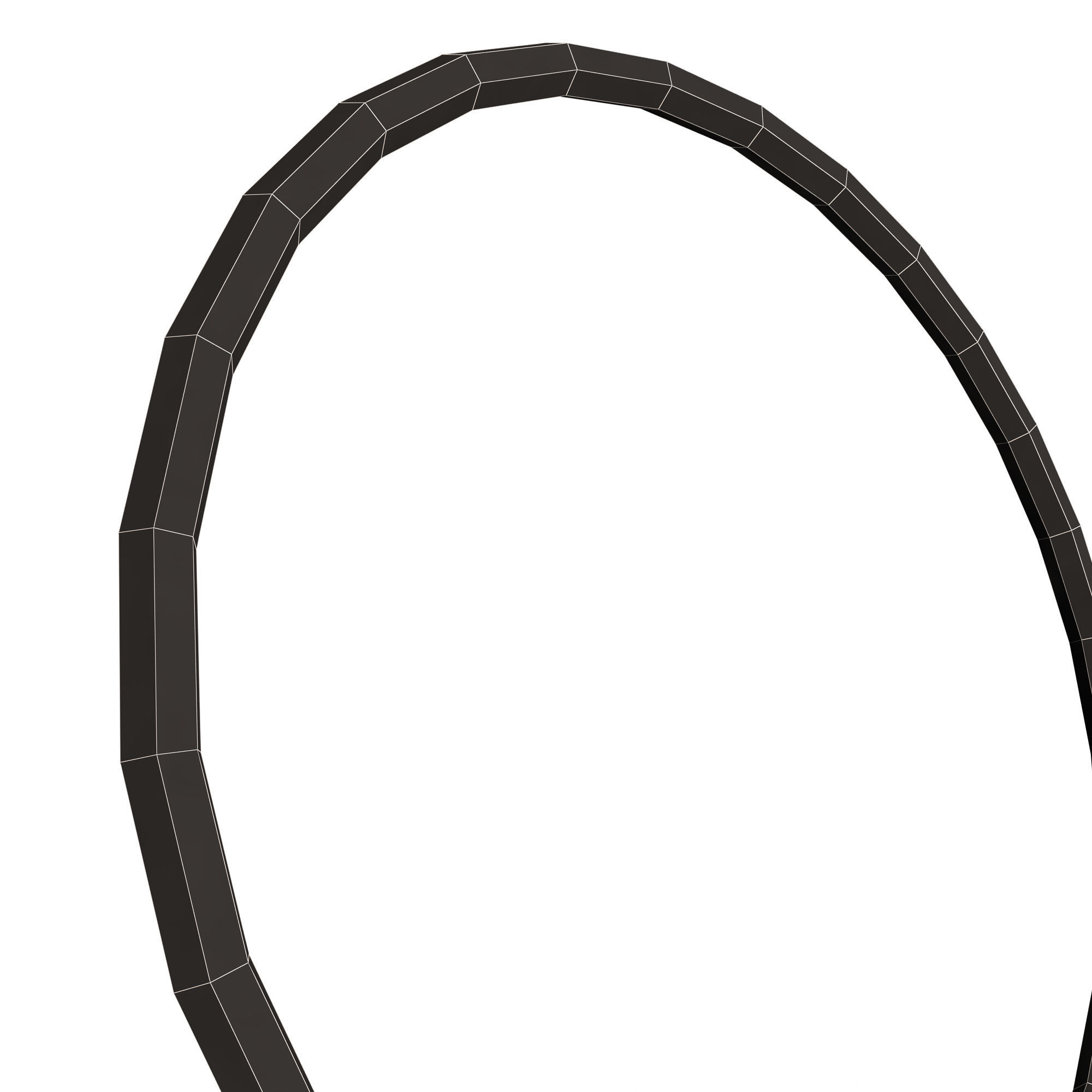 Body Hoops Low-poly 3D model_15