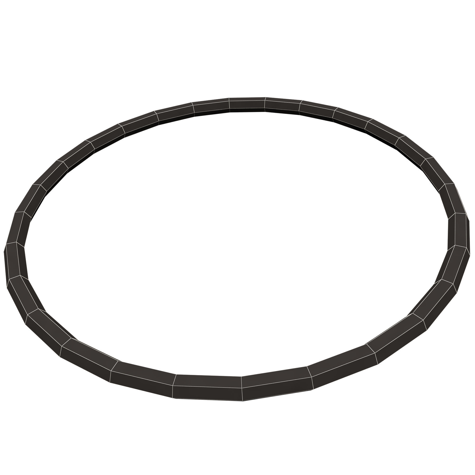 Body Hoops Low-poly 3D model_17