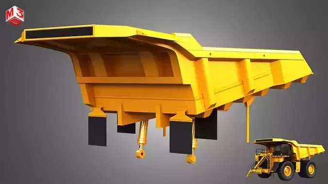 Dump Body - 785D Mining Bump Truck 3D model