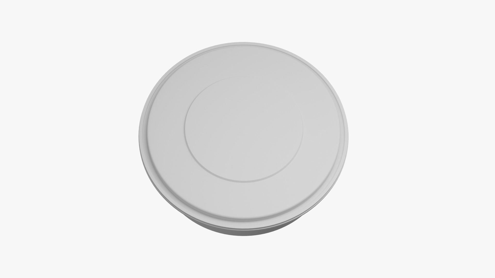 Round Meal prep Container 3 Low-poly 3D model_10