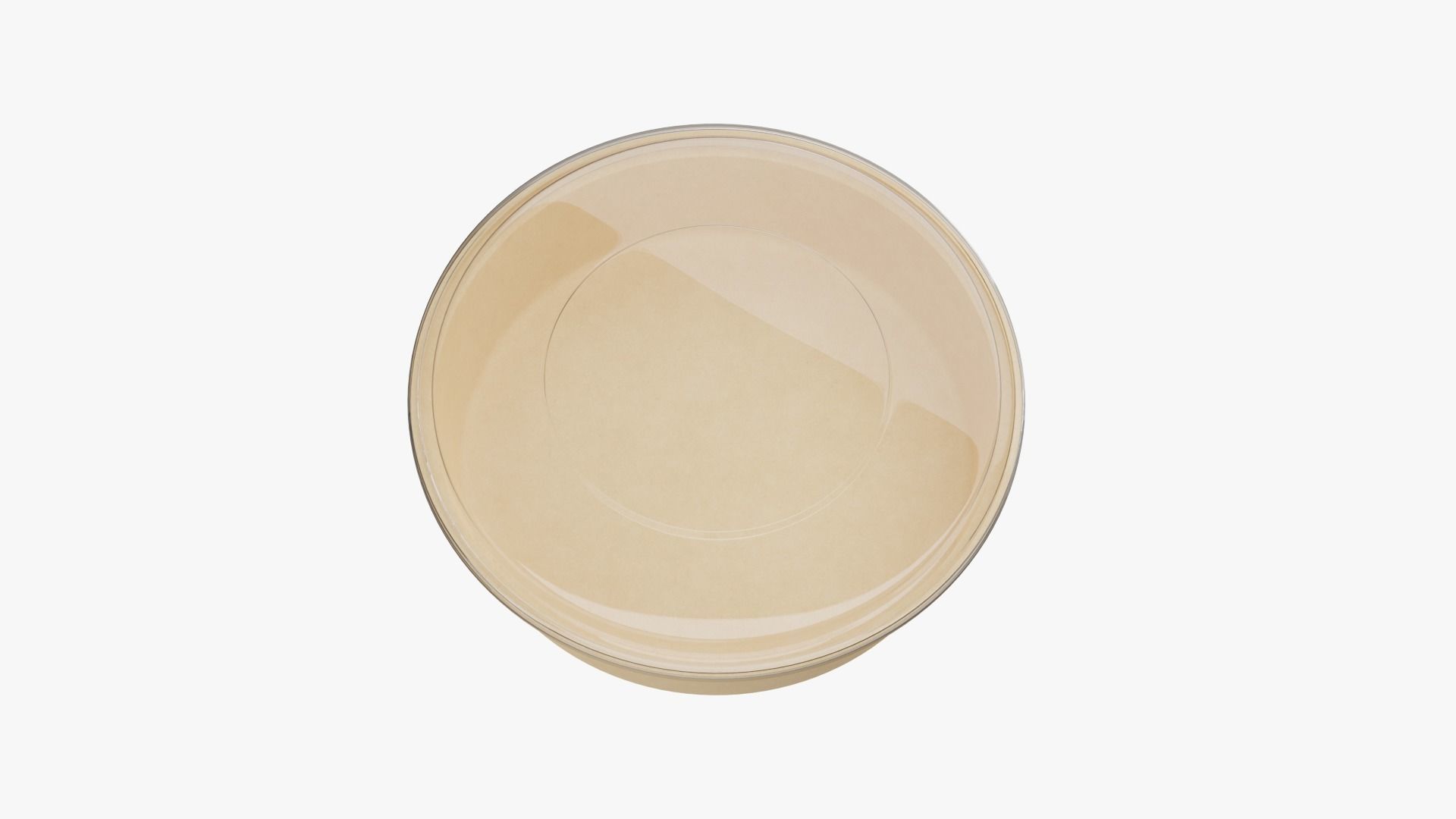 Round Meal prep Container 3 Low-poly 3D model_4