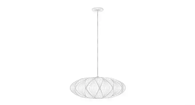 Nelson Saucer Crisscross Bubble Pendant Lamp
