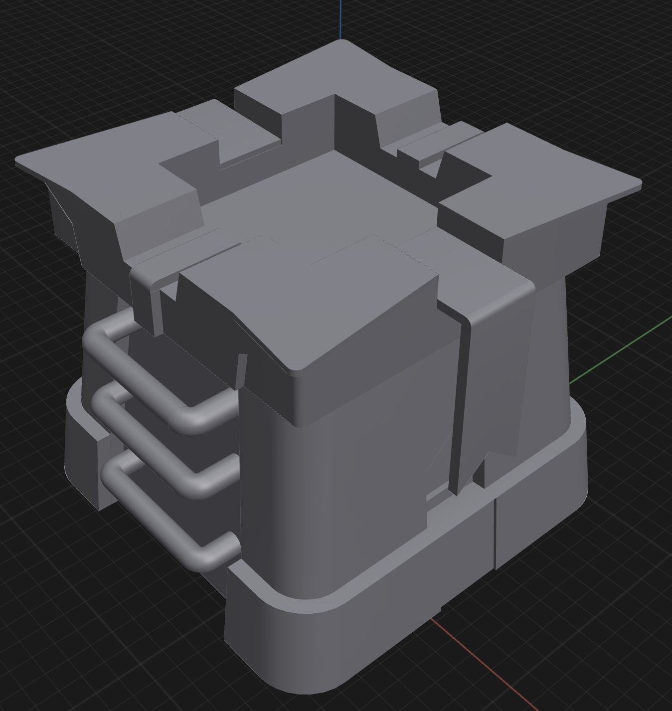 Skin on the tower from Clash Royale from season 28 Free 3D model_2