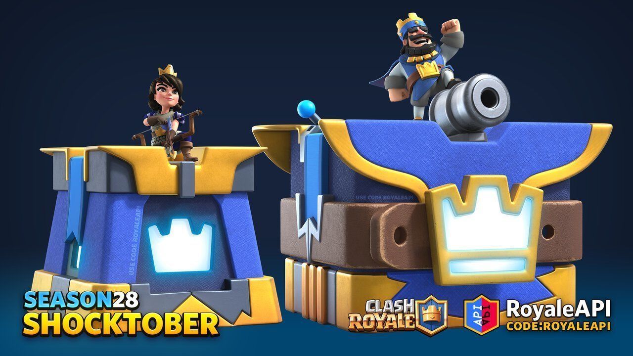 Skin on the tower from Clash Royale from season 28 Free 3D model_1