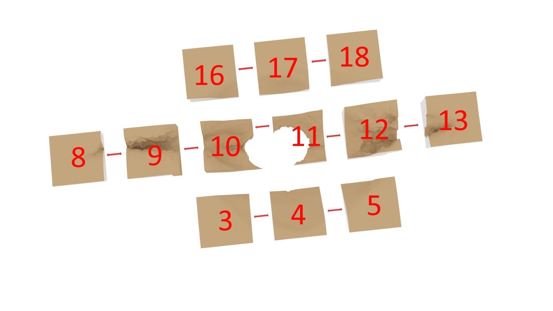 Sarlacc Pit playset 1-18 scale for 3-75 inch figures 3D print model_26