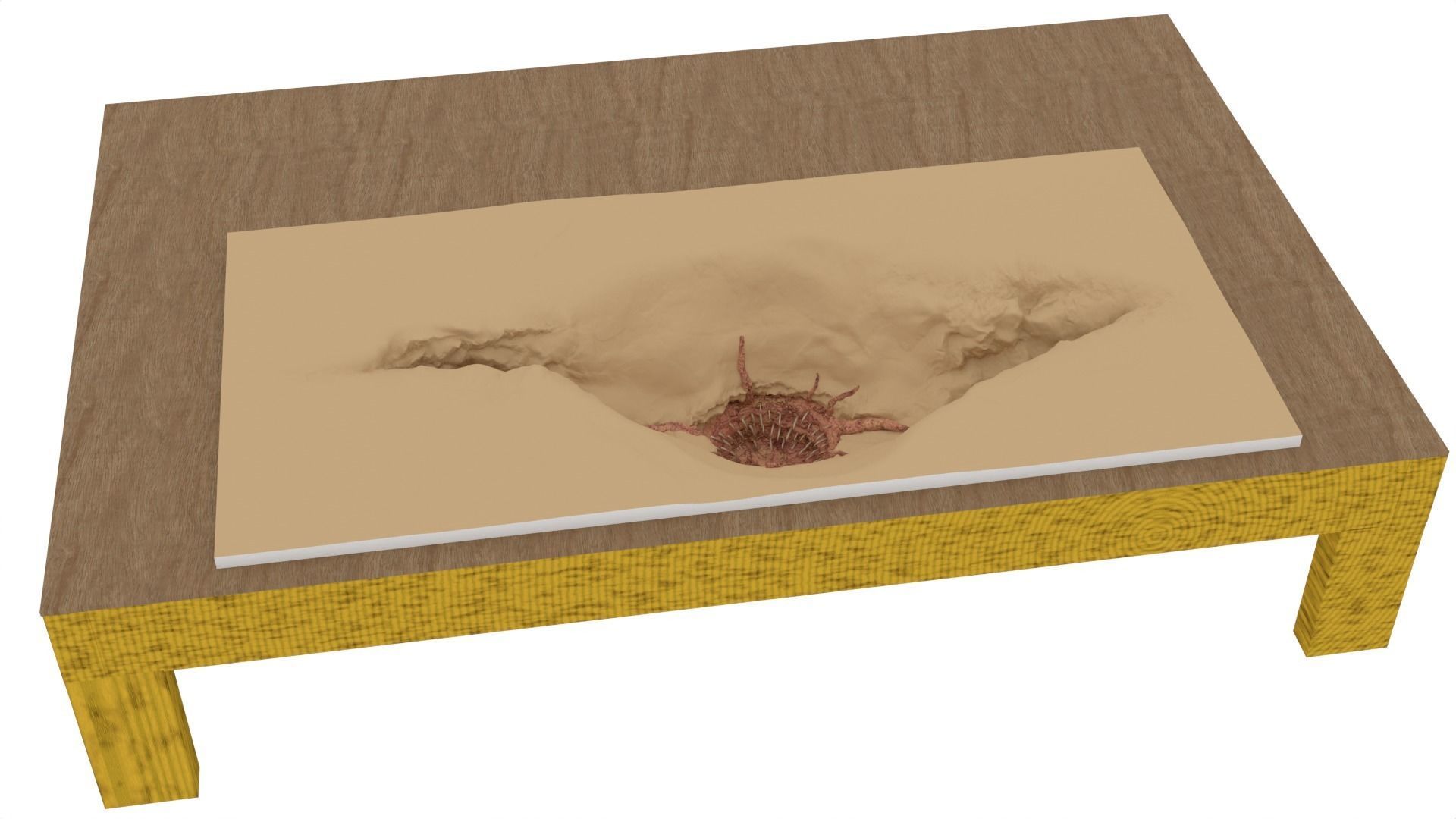 Sarlacc Pit playset 1-18 scale for 3-75 inch figures 3D print model_31