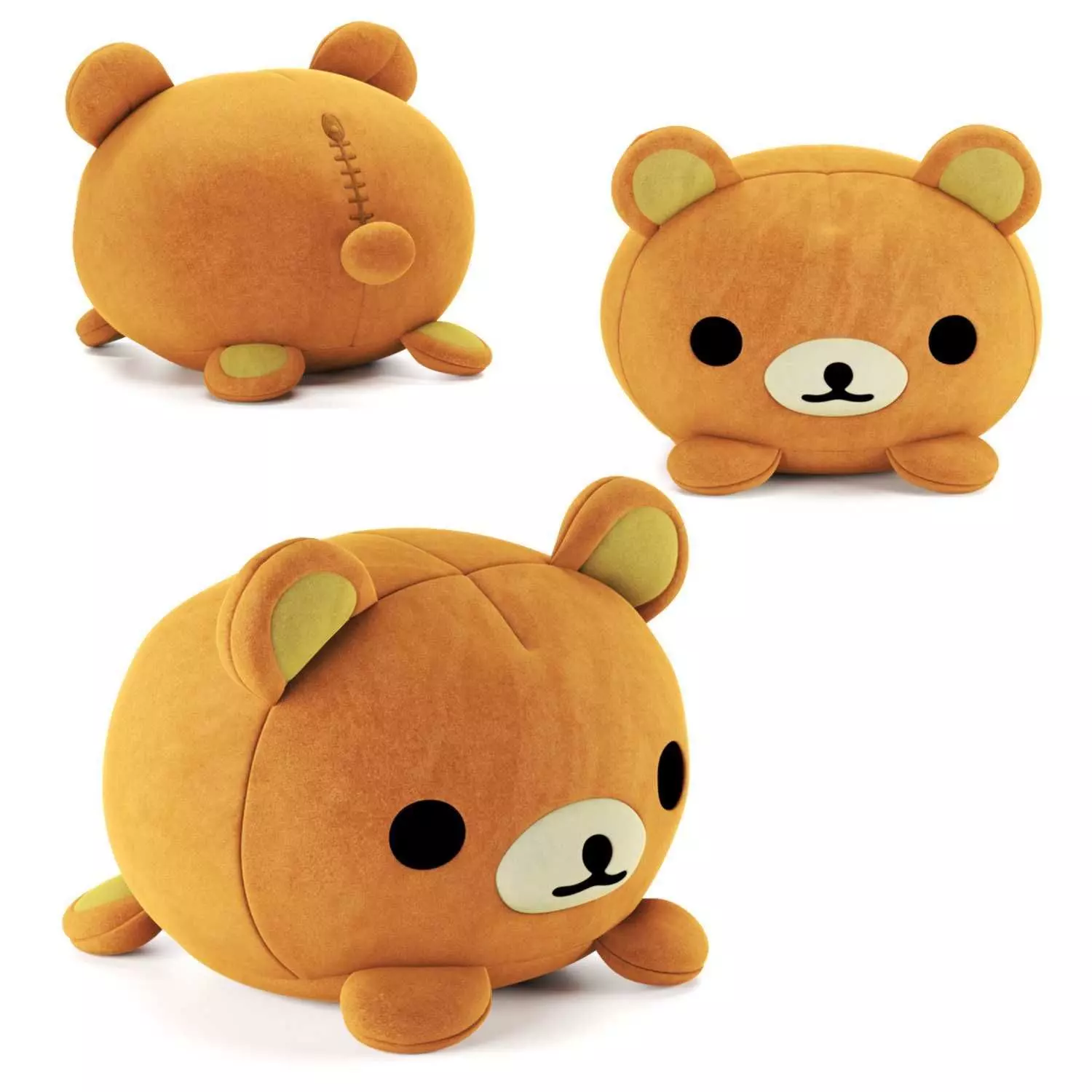 Rilakkuma Mochi Plushie 3D model_0