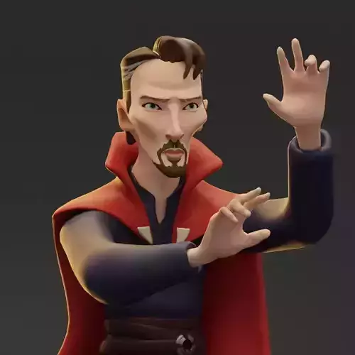 Dr Strange Model Low-poly 3D model
