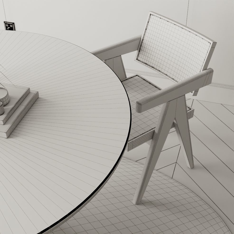 Cozy Livingroom 3D model_9