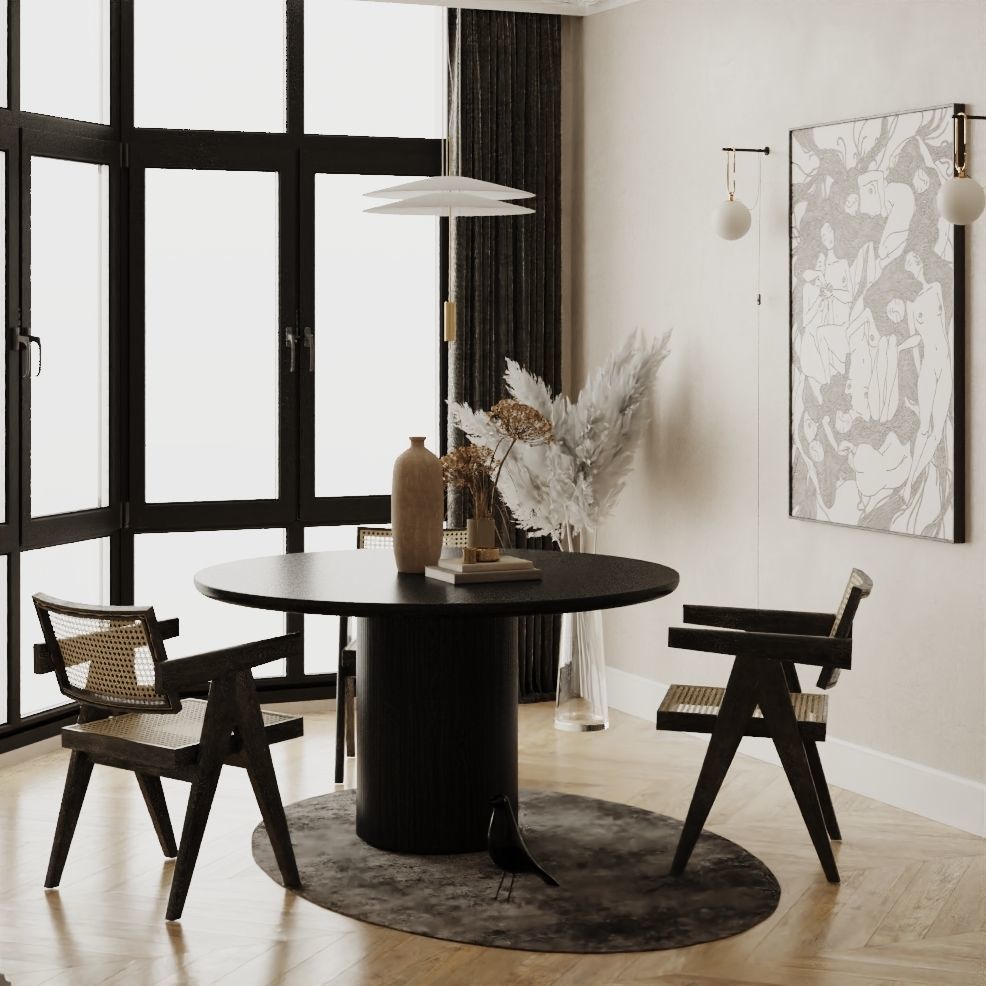 Cozy Livingroom 3D model_6