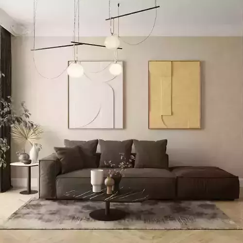 Cozy Livingroom 3D model