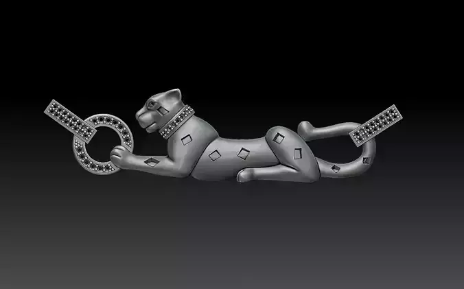 PANTHER PENDANT  3D print model
