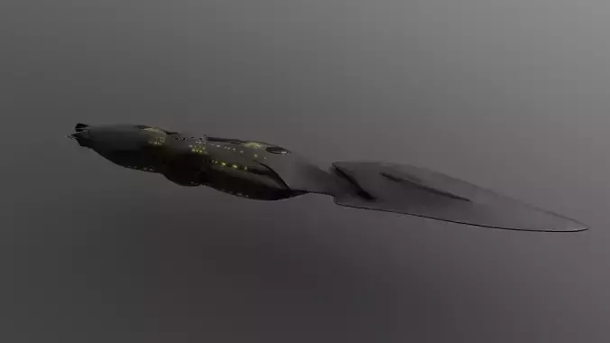 45-1SeaQuest-DSV futuristic spaceship 3D model