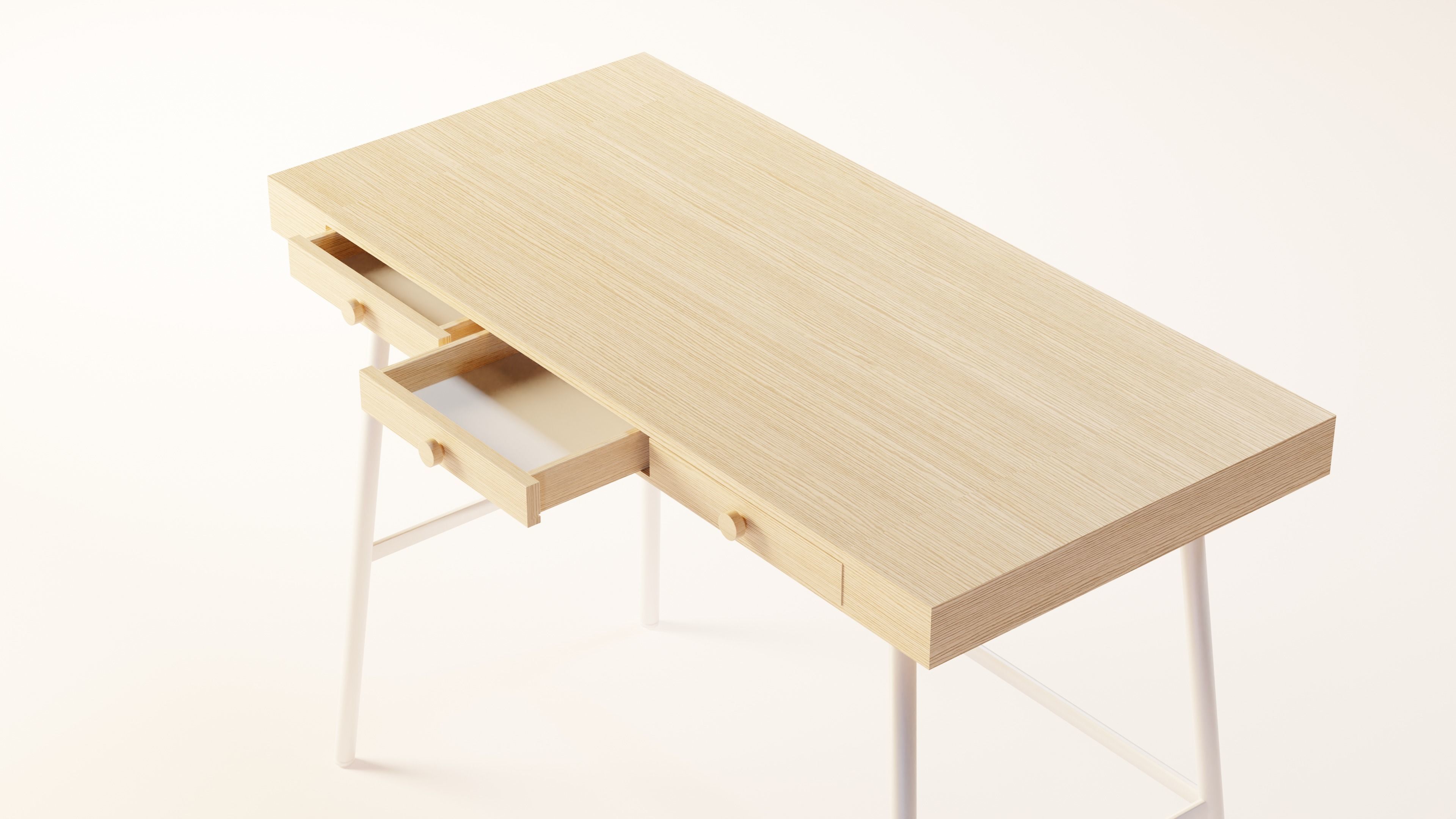 Ikea Lillasen desk free VR / AR / low-poly 3D model | CGTrader