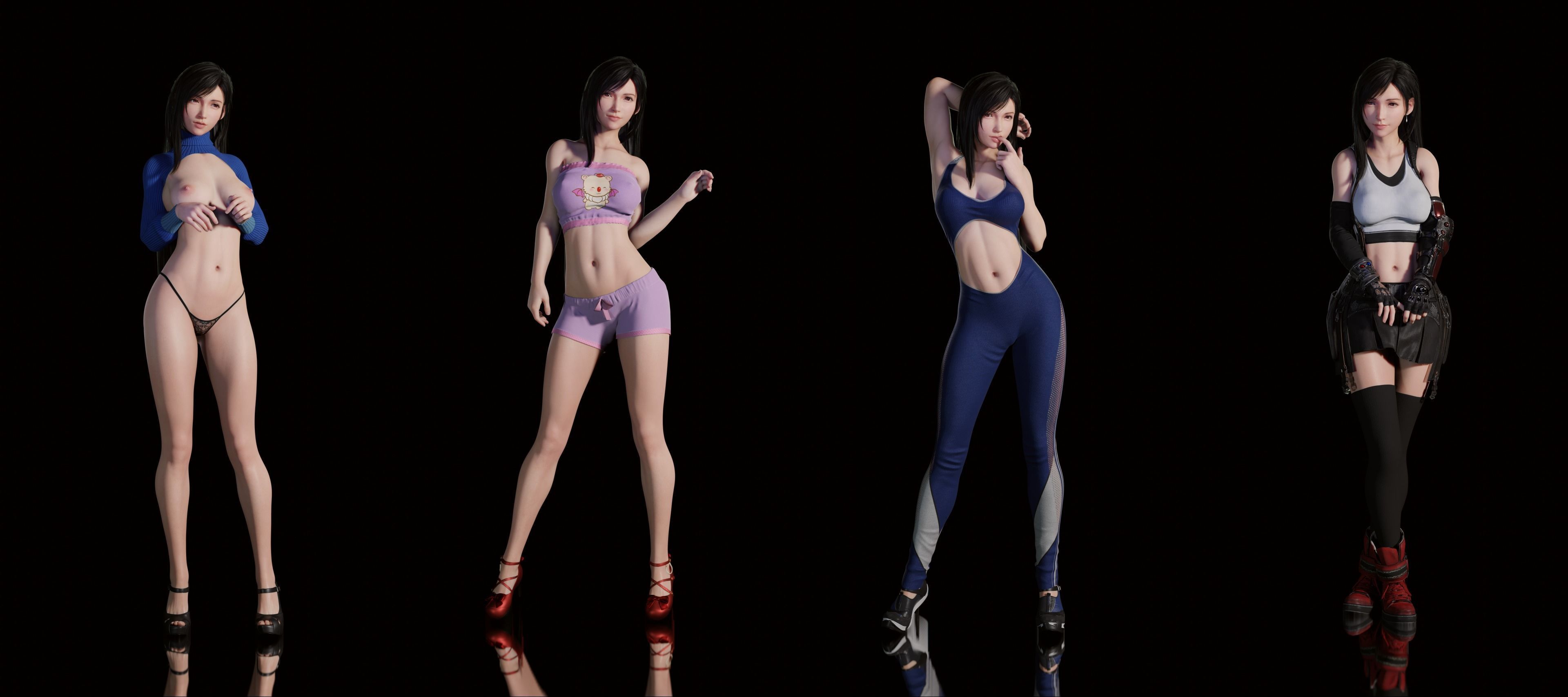 Tifa Lockhart Free 3D model_2