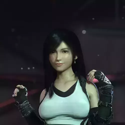 Tifa Lockhart Free 3D model