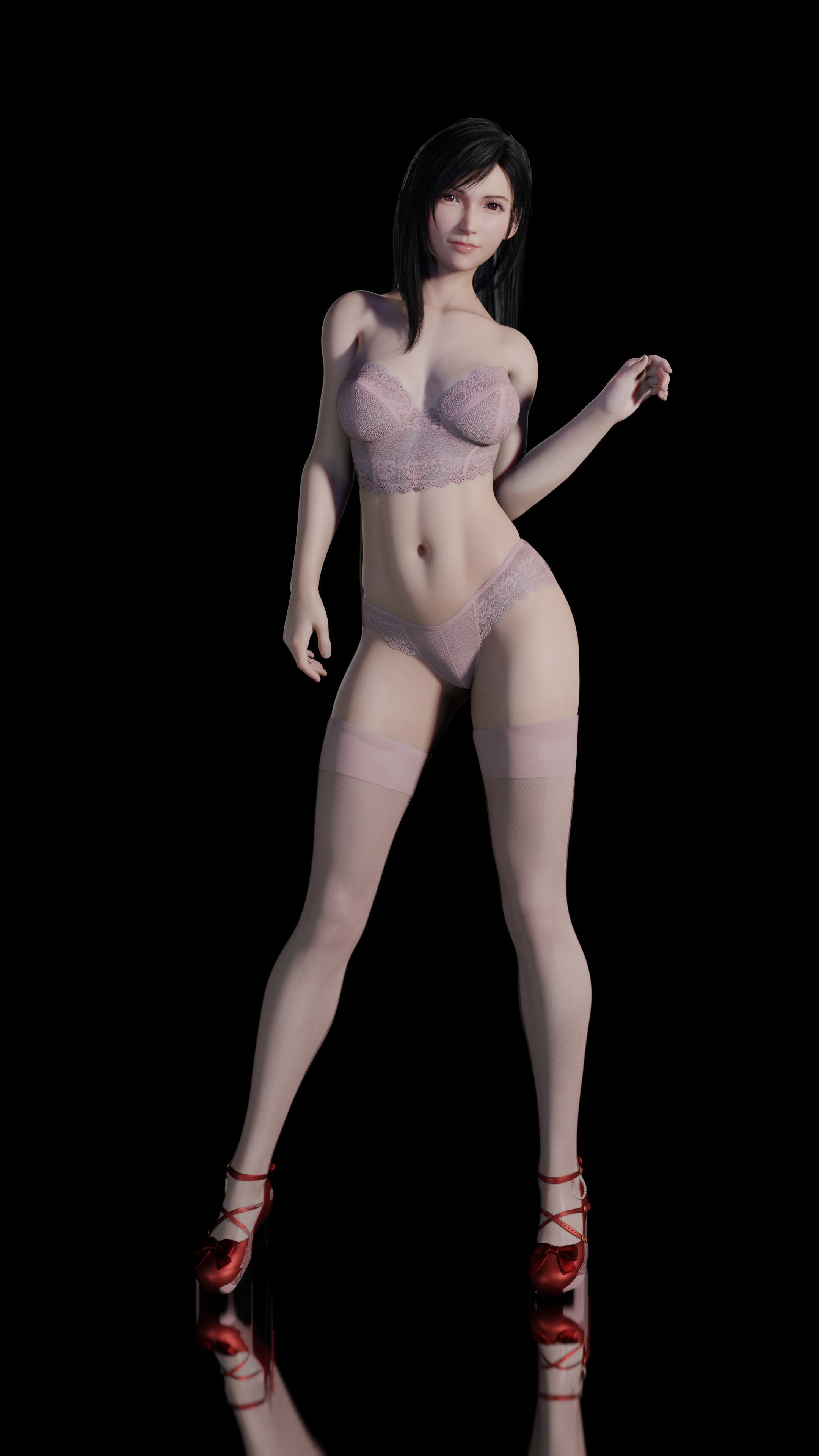 Tifa Lockhart Free 3D model_7