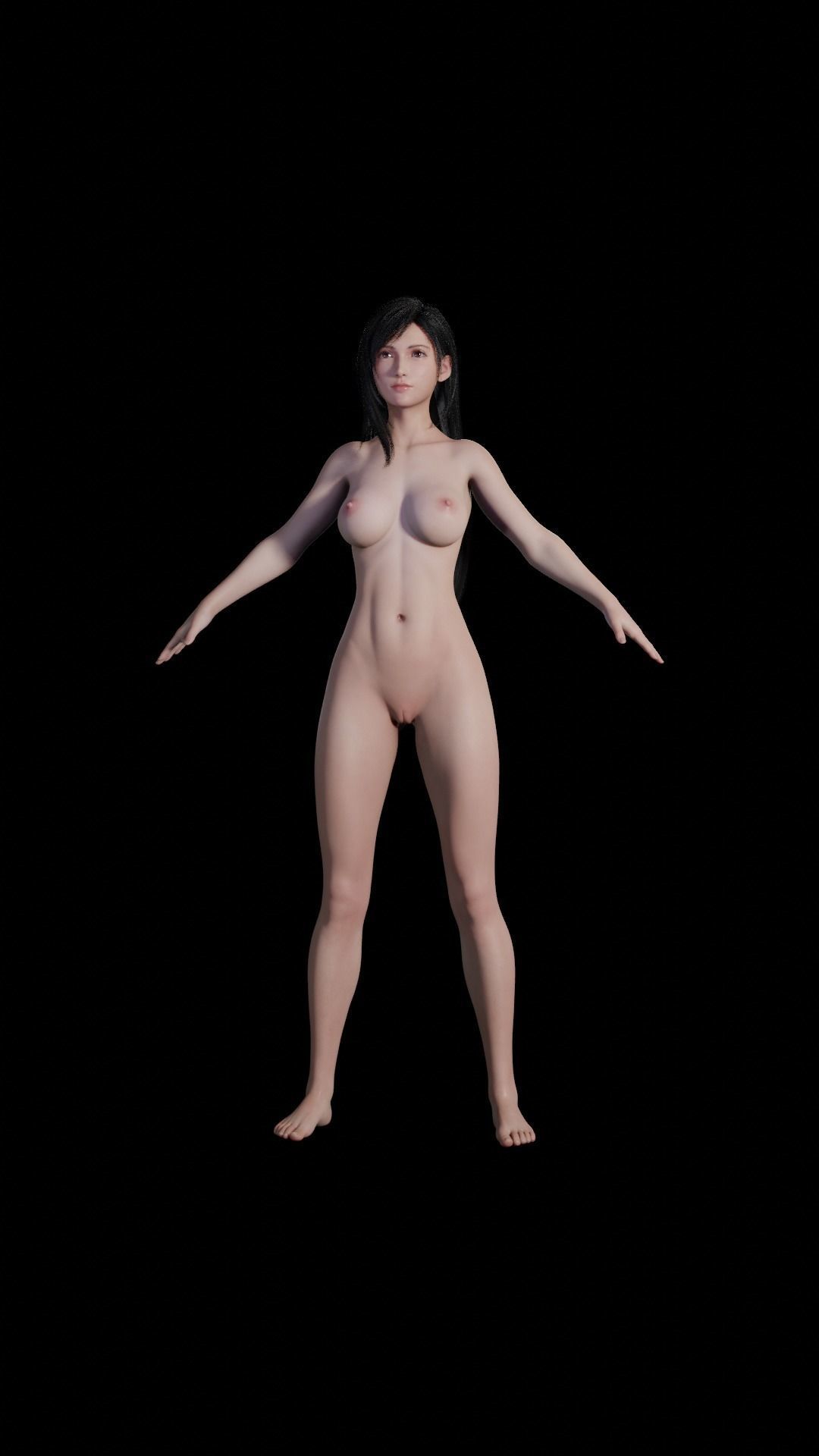 Tifa Lockhart Free 3D model_12