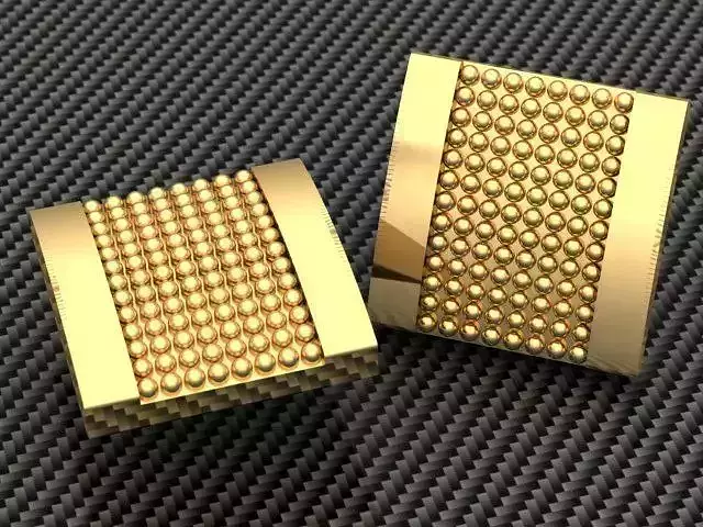 Kufflink two gold cufflinks