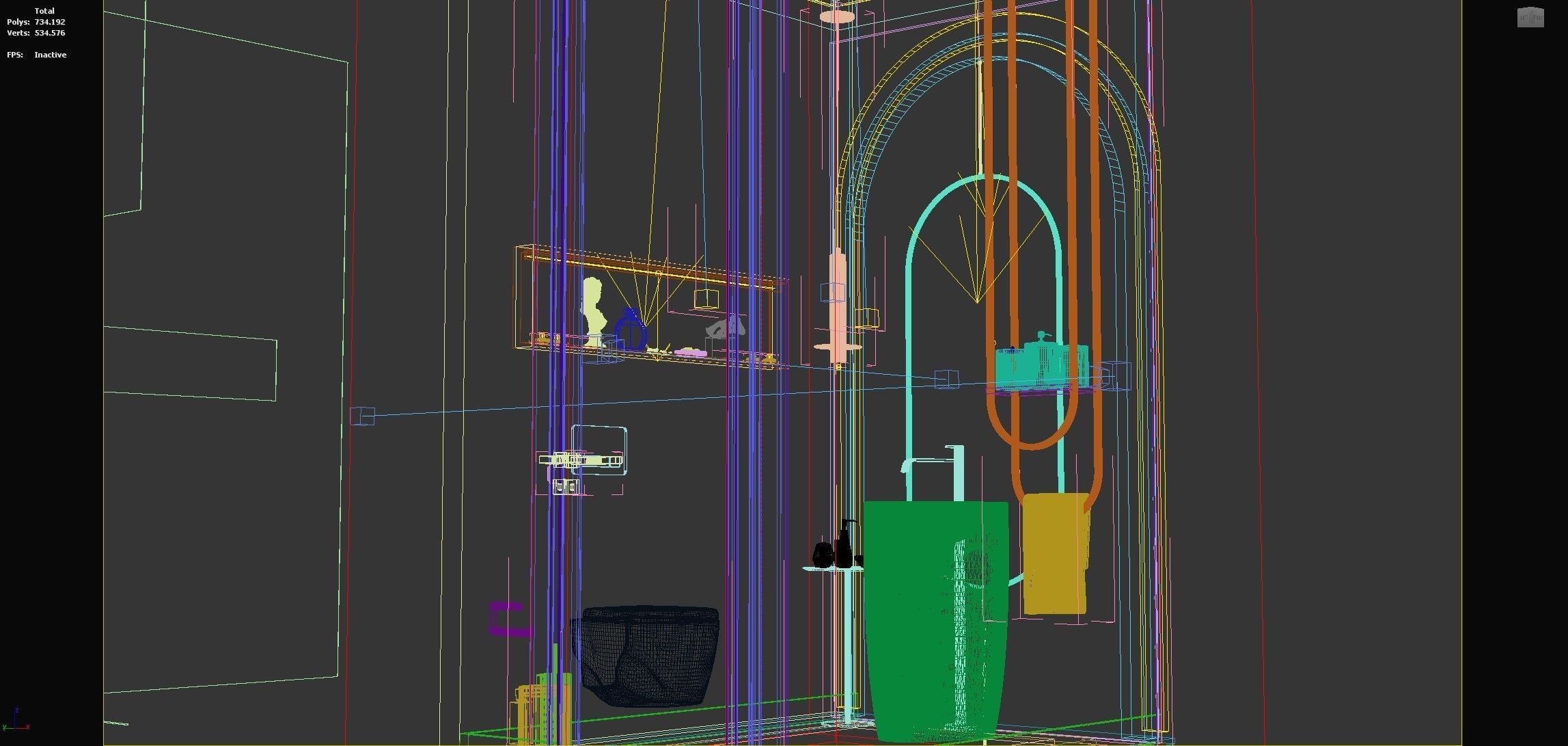 Bathroom Design Modern DV II Villa 3D model_3