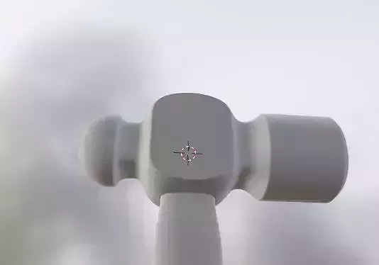 3D hammer ready in blender 