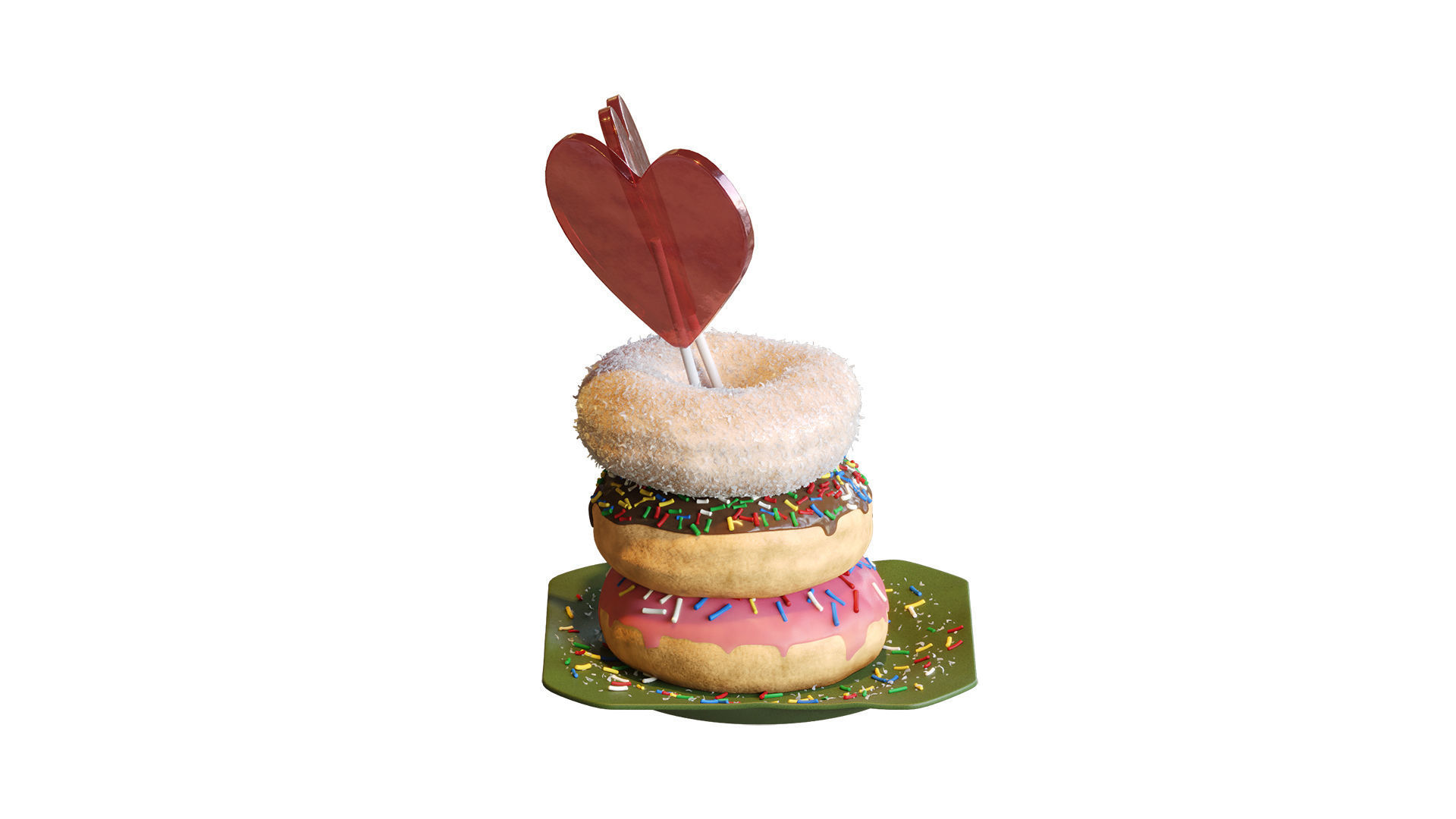A3DPRO - Donuts and Lollys 3D model_2