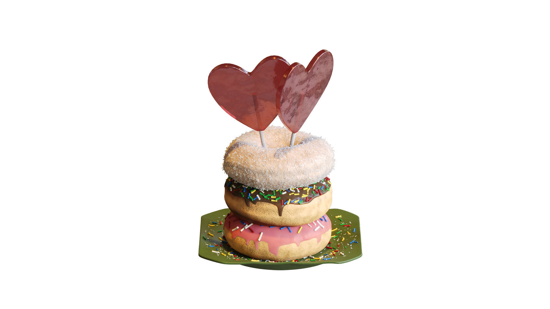 A3DPRO - Donuts and Lollys 3D model_3