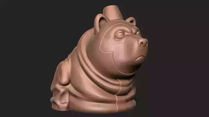 Black Bear Sculpture