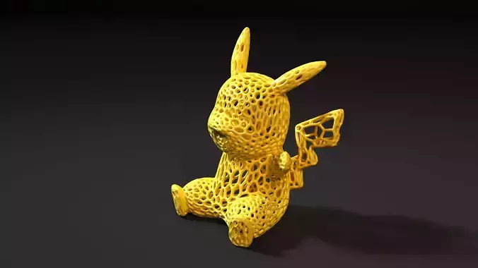 Pikachu Pokemon 3D print model