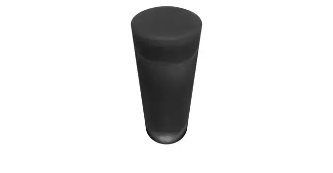 THERMOS BLACK 3D MODEL LOWPOLY
