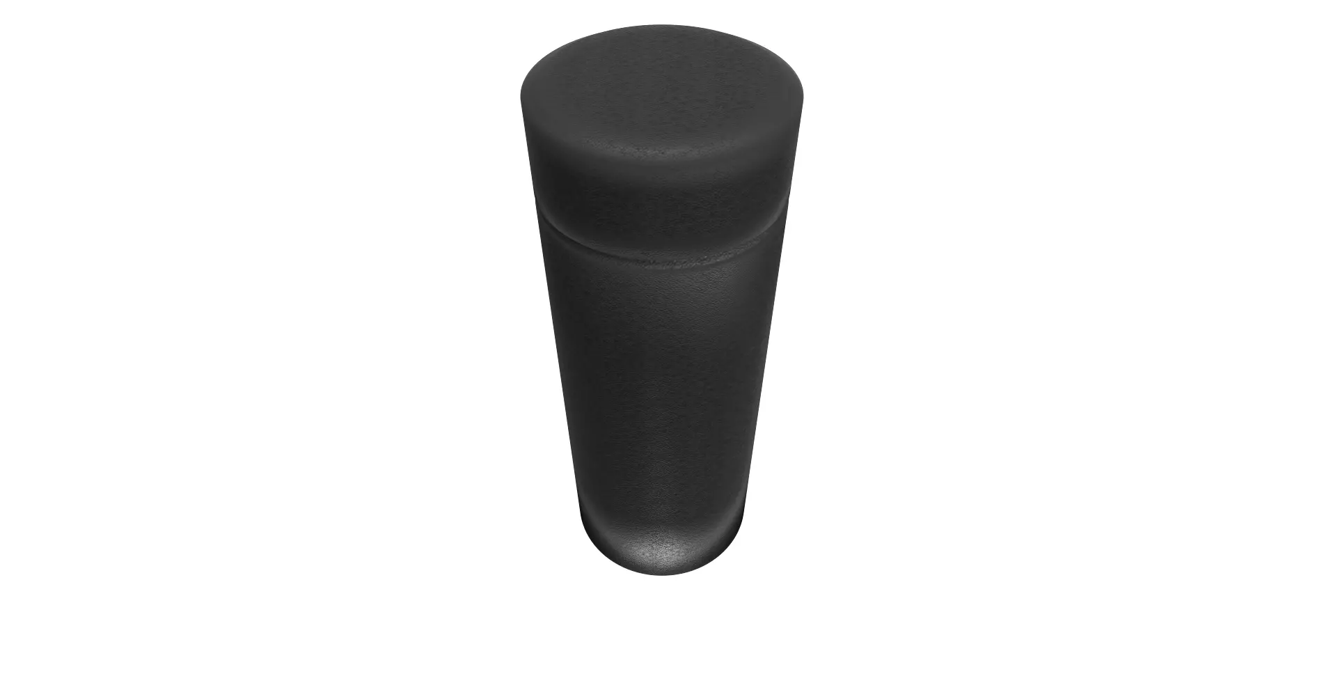 THERMOS BLACK 3D MODEL LOWPOLY Low-poly 3D model_0