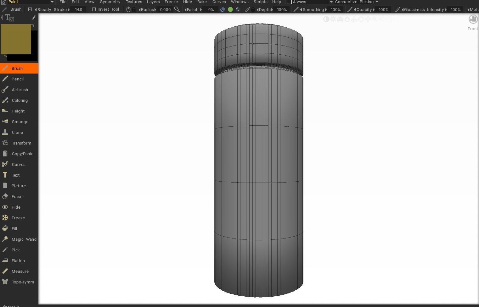 THERMOS BLACK 3D MODEL LOWPOLY Low-poly 3D model_10