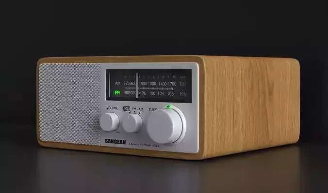 Desktop Dual Band Receiver 3D model
