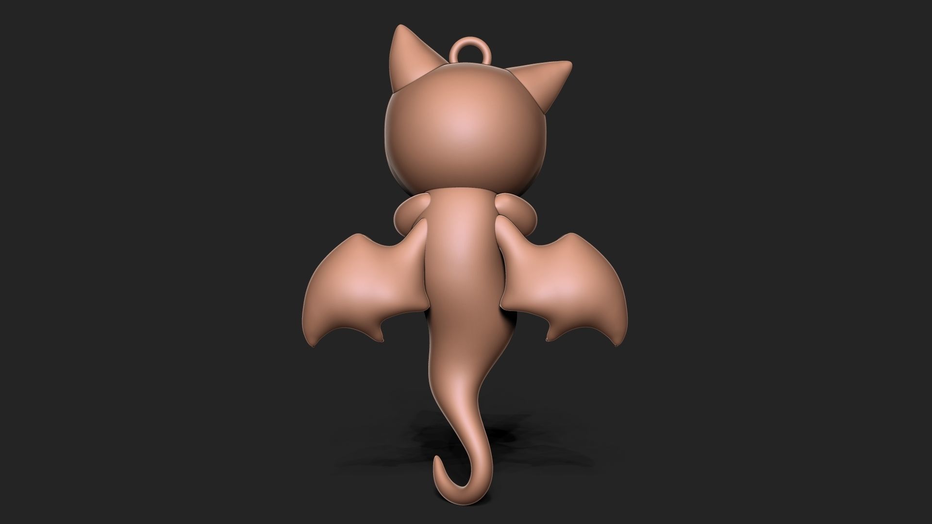 Halloween Vampire Cat 3D print model_6