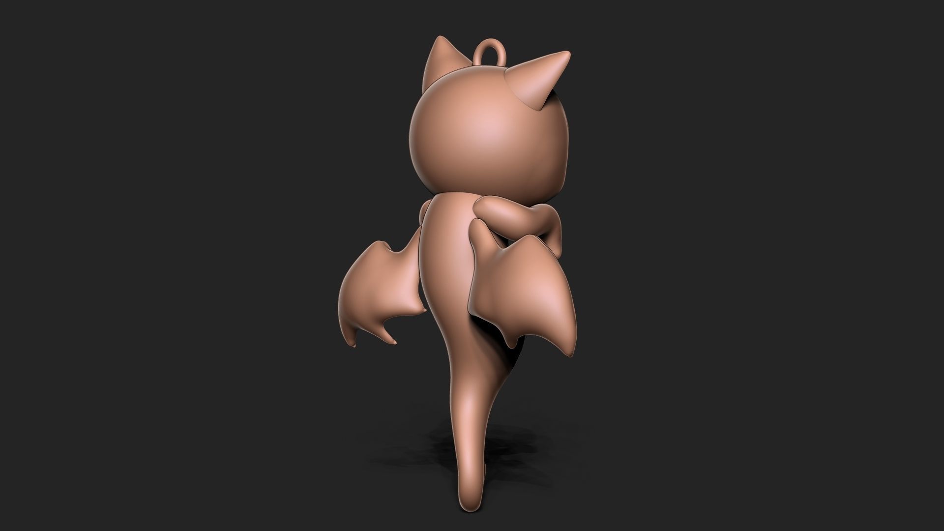 Halloween Vampire Cat 3D print model_5