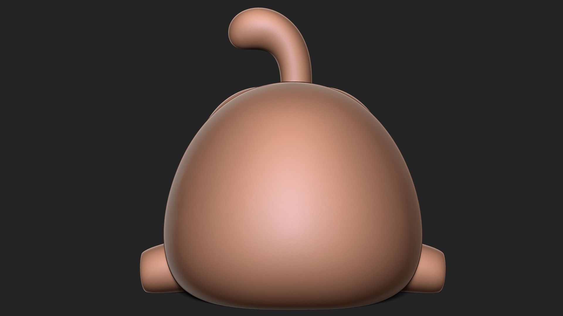 Om Nom from the Cut the Rope 3D print model_7