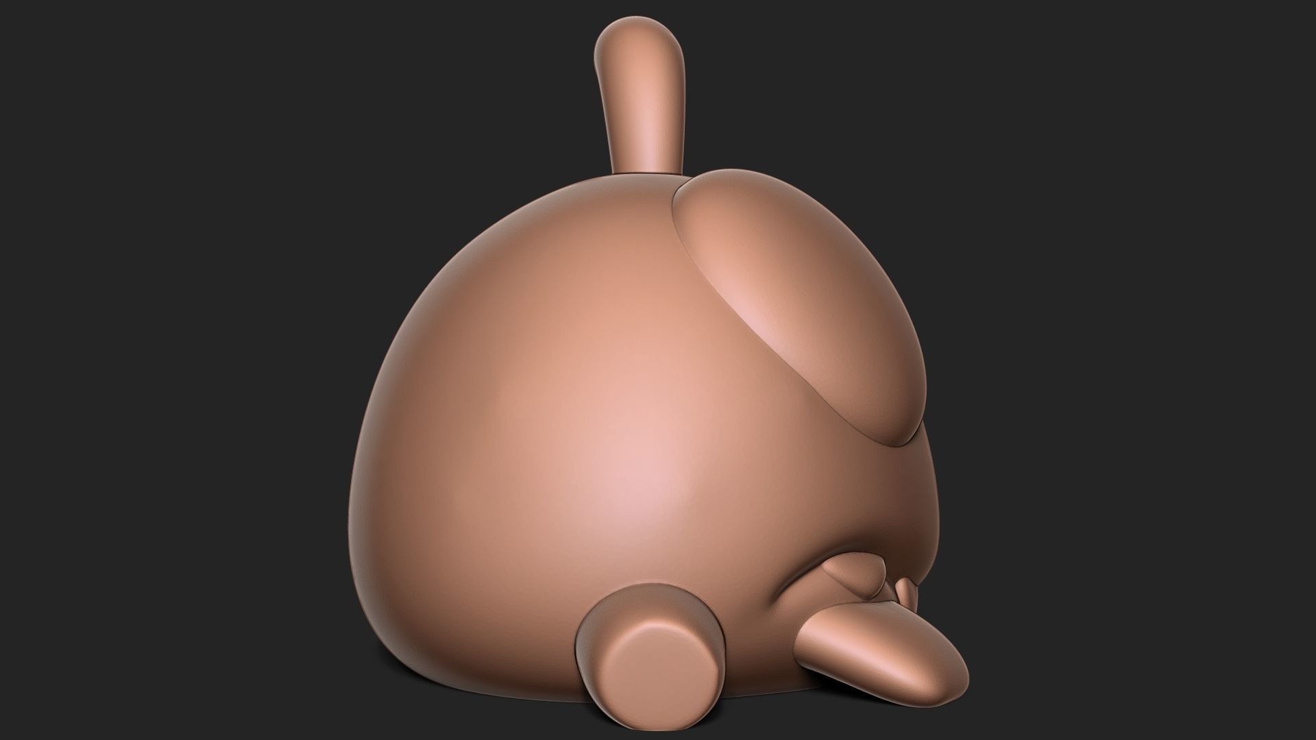 Om Nom from the Cut the Rope 3D print model_5