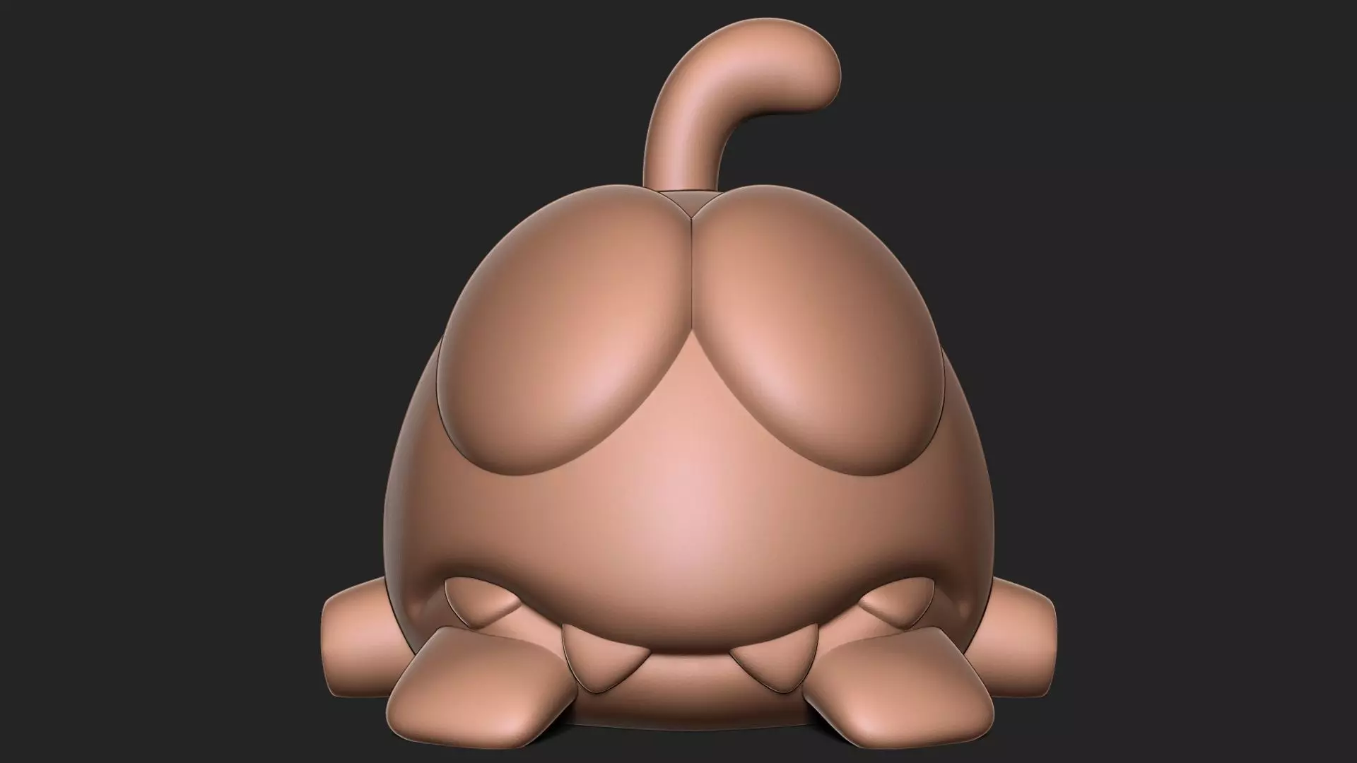Om Nom from the Cut the Rope 3D print model_0