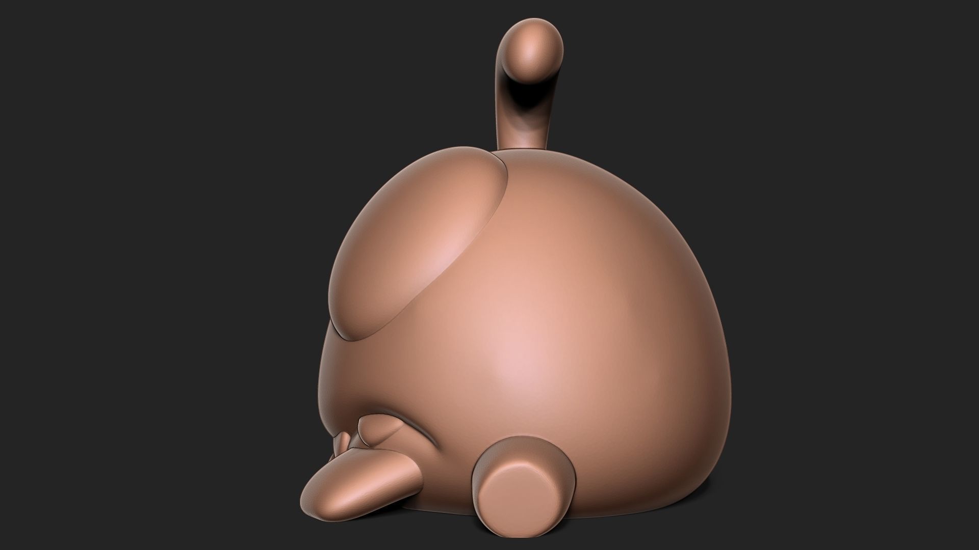 Om Nom from the Cut the Rope 3D print model_4