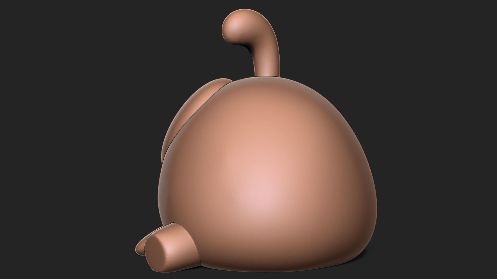 Om Nom from the Cut the Rope 3D print model_8