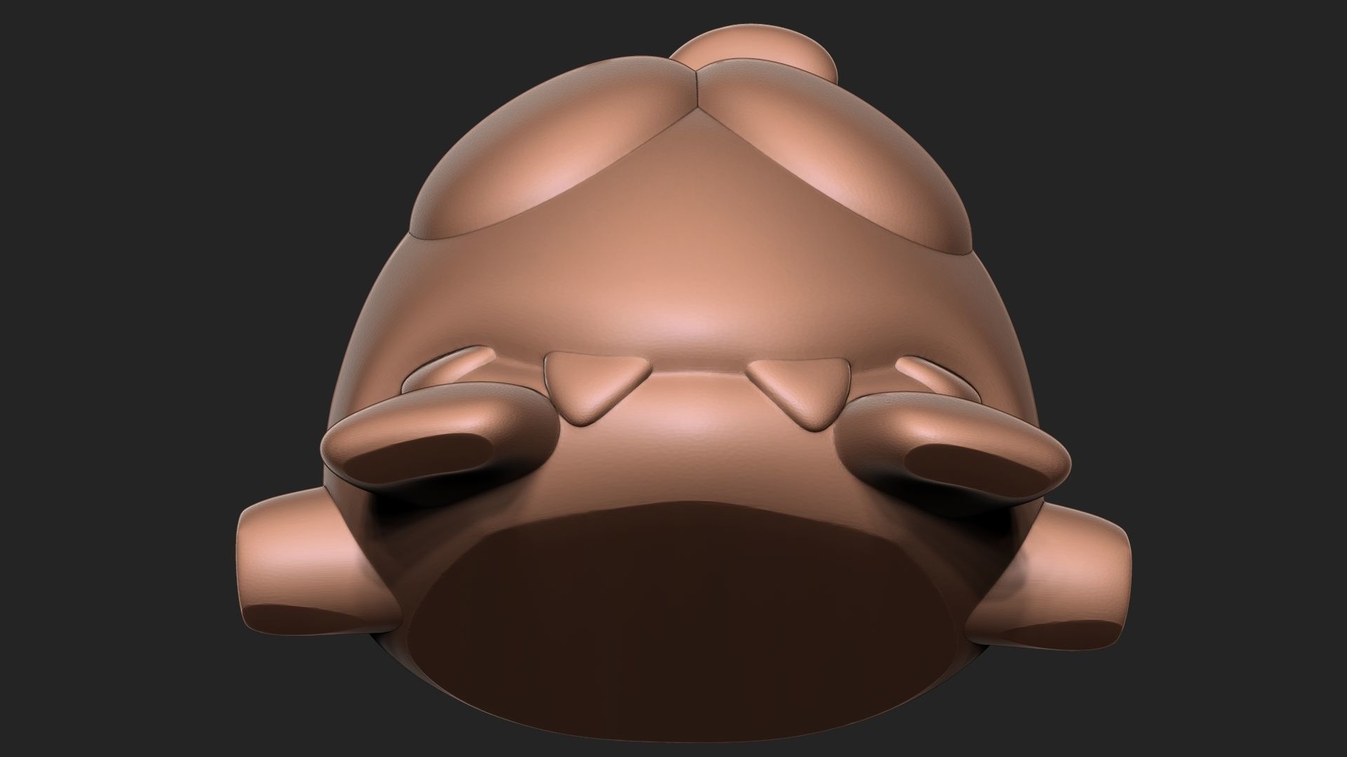 Om Nom from the Cut the Rope 3D print model_1